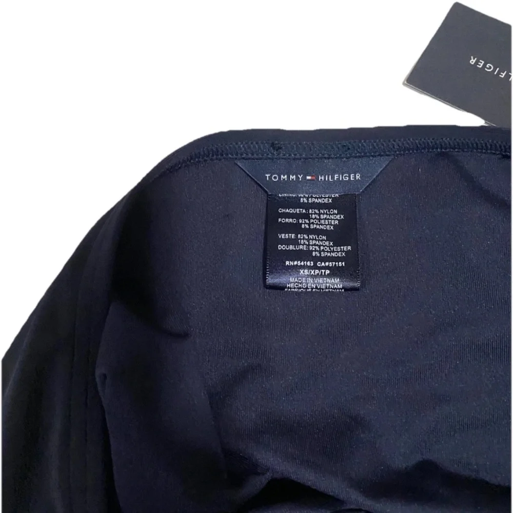 Tommy Hilfiger Size XS Navy Blue Hipster Bikini Bottom UPF 50+
